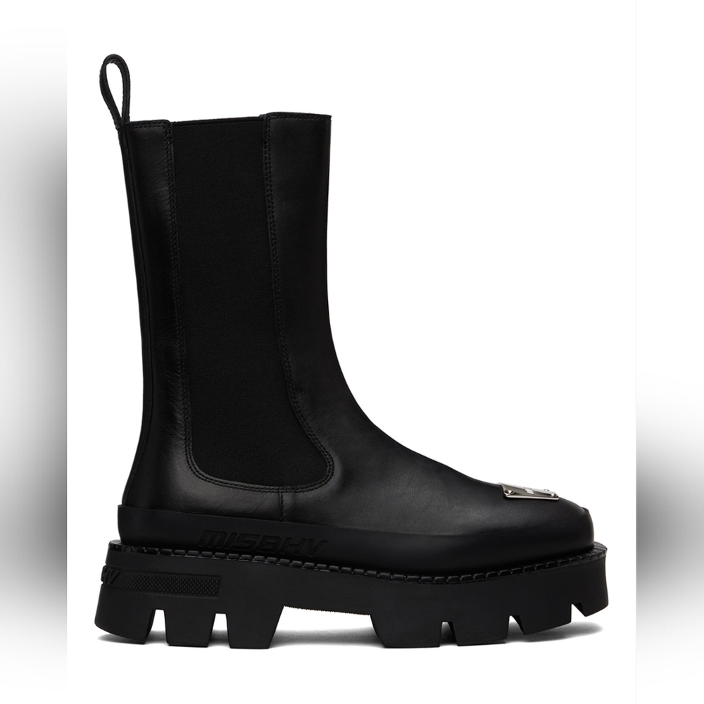 Misbhv Black 'The 2000' Chelsea Boots size 42 BNWB (no lid)